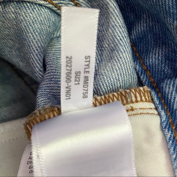 Madewell Relaxed Mid-Length Denim Shorts in Selton Wash 25 - Picture 6 of 7